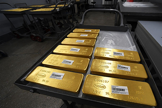 Китай сообщил о росте поставок золота из России